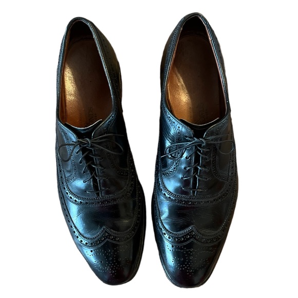 Allen Edmonds McAllister black wingtip Oxford brogue lace up shoes, size 12.5D - Picture 3 of 11